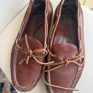 Frye Brown Loafers- Mason One Eye Tie size 9.5